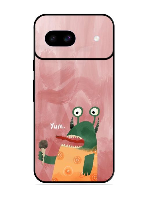 Hungry Monster Glossy Soft Edge Case for Google Pixel 8A Chachhi