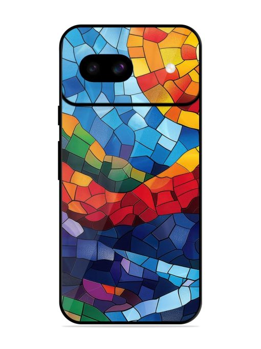 Mosaic Sunset Glossy Soft Edge Case for Google Pixel 8A Chachhi