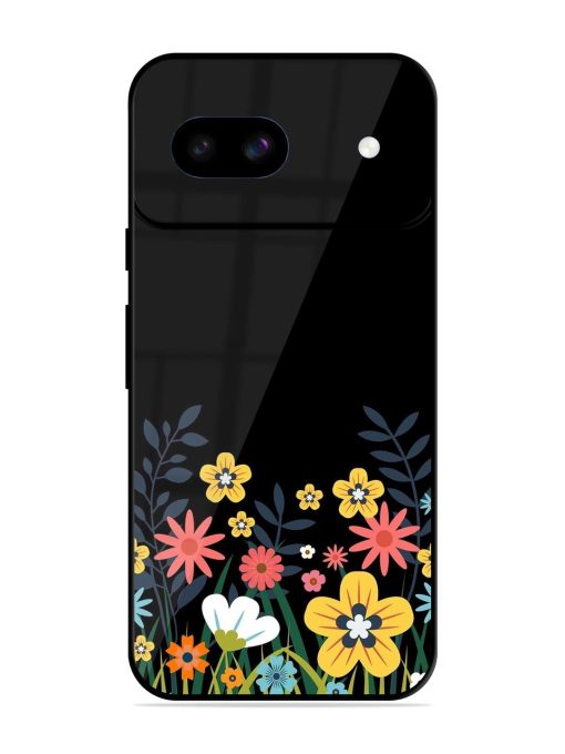 Floral Night Sky Glossy Soft Edge Case for Google Pixel 8A Chachhi