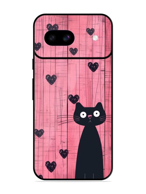 Feline Valentine'S Day Glossy Soft Edge Case for Google Pixel 8A Chachhi