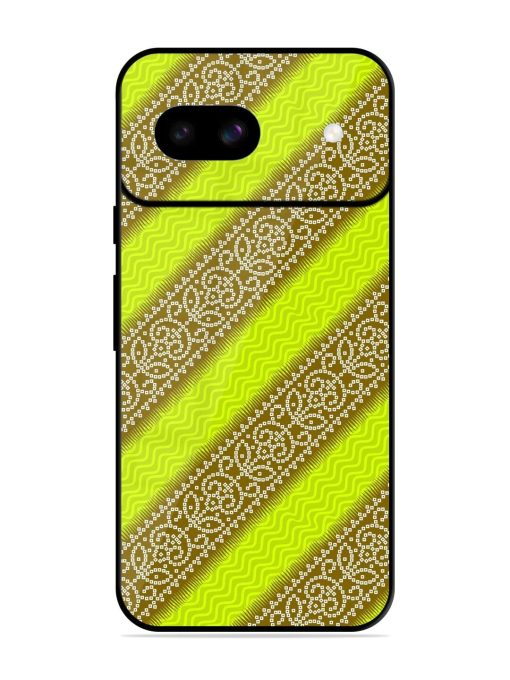 Golden Bandana Bliss Glossy Soft Edge Case for Google Pixel 8A Chachhi