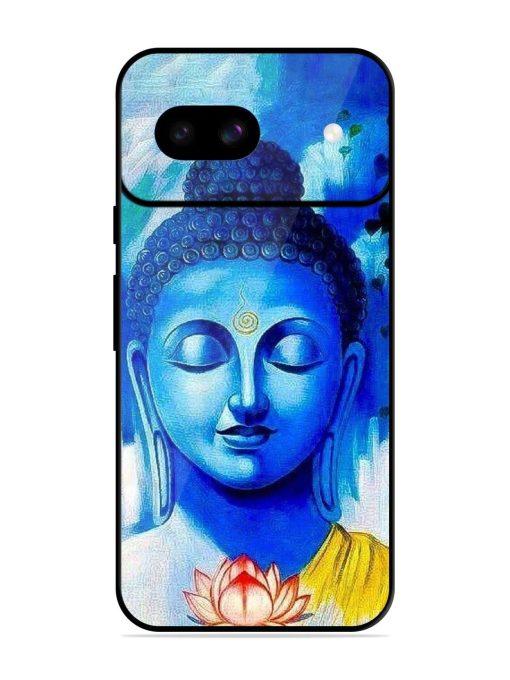 Serene Buddha With Lotus Glossy Soft Edge Case for Google Pixel 8A Chachhi