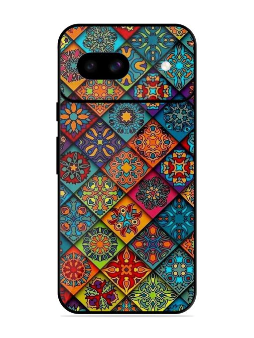 Patchwork Mandala Mosaic Glossy Soft Edge Case for Google Pixel 8A Chachhi