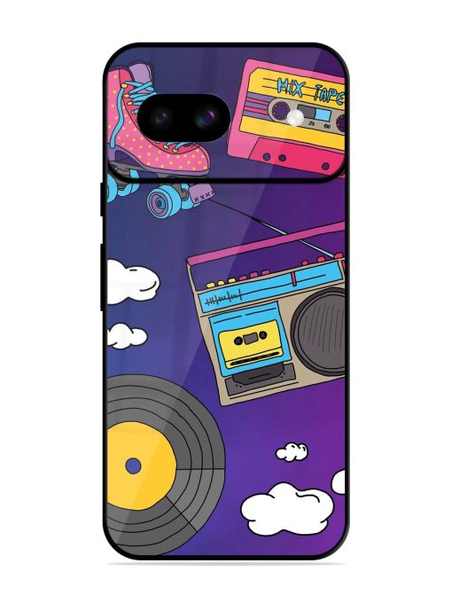 Retro Vibes Glossy Soft Edge Case for Google Pixel 8A Chachhi