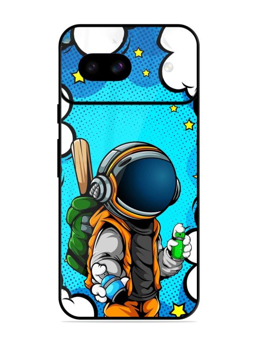 Space Graffiti Artist Glossy Soft Edge Case for Google Pixel 8A Chachhi