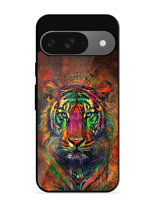 Cosmic Tiger Glossy Soft Edge Case for Google Pixel 9 Chachhi