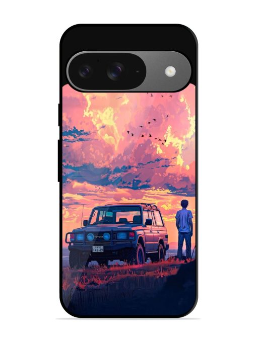 Solitude'S Horizon Glossy Soft Edge Case for Google Pixel 9 Chachhi