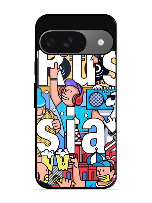 Russian Vibes Glossy Soft Edge Case for Google Pixel 9 Chachhi