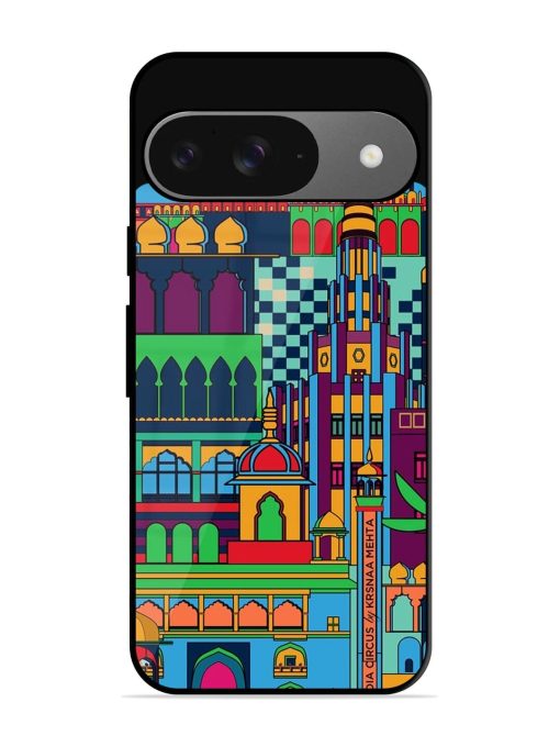 Indian Tapestry Glossy Soft Edge Case for Google Pixel 9 Chachhi