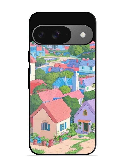 Pastel Paradise Glossy Soft Edge Case for Google Pixel 9 Chachhi