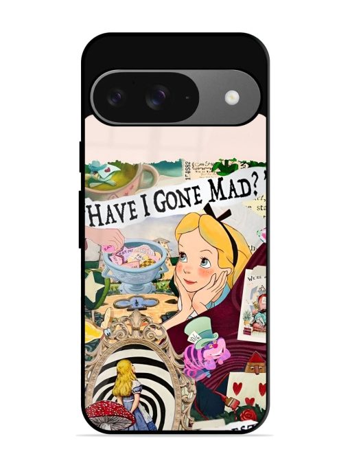 Mad Hatter'S Collage Glossy Soft Edge Case for Google Pixel 9 Chachhi