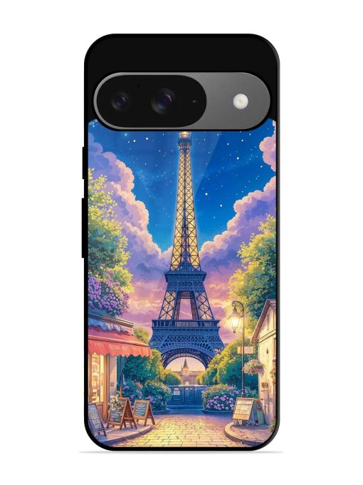 Twilight In Paris Glossy Soft Edge Case for Google Pixel 9 Chachhi