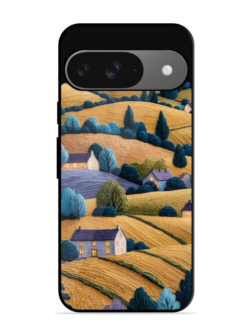 Rolling Hilltop Haven Glossy Soft Edge Case for Google Pixel 9 Chachhi