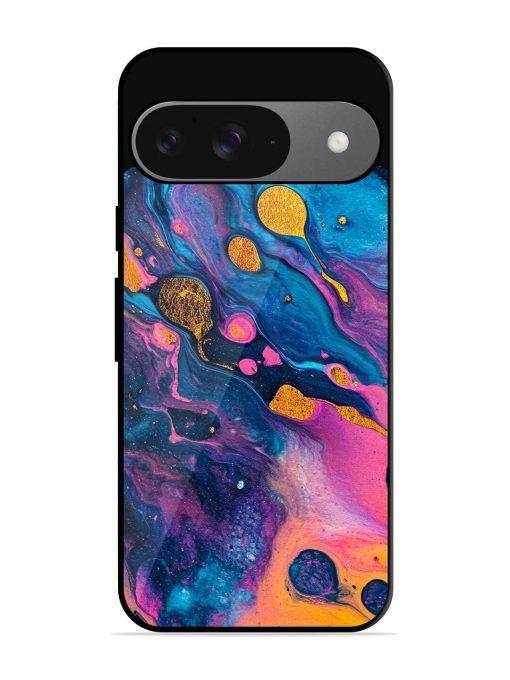 Cosmic Swirl Glossy Soft Edge Case for Google Pixel 9 Chachhi