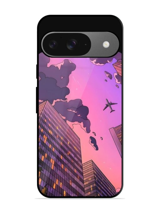 Urban Twilight Glossy Soft Edge Case for Google Pixel 9 Chachhi