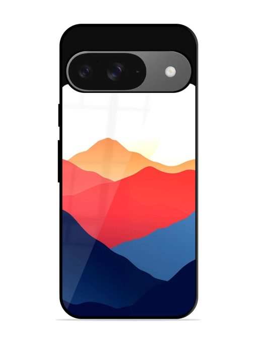 Sunset Peaks Glossy Soft Edge Case for Google Pixel 9 Chachhi