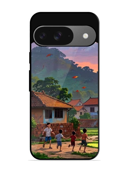 Sunset Play Glossy Soft Edge Case for Google Pixel 9 Chachhi