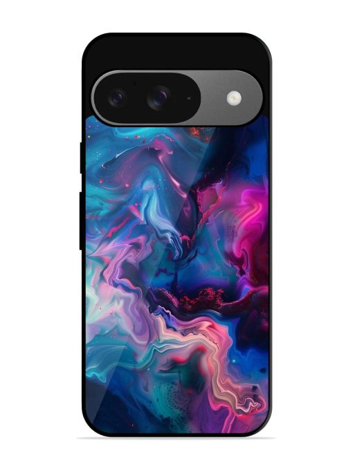 Cosmic Swirl Glossy Soft Edge Case for Google Pixel 9