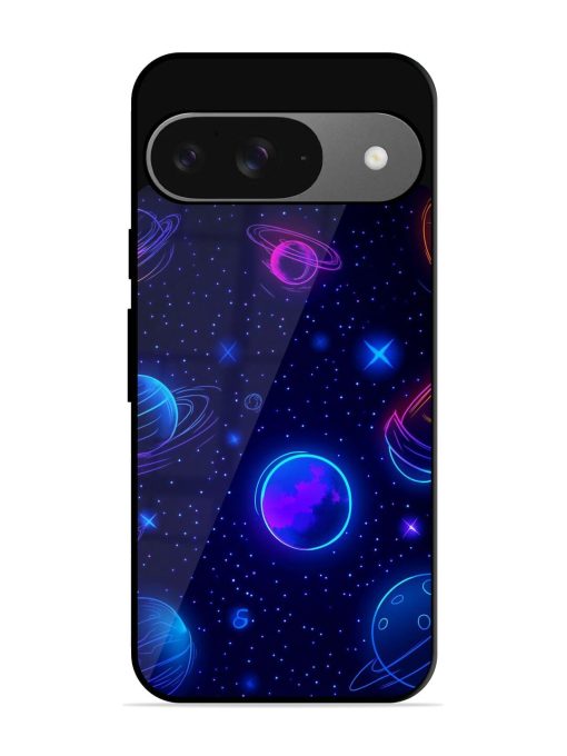 Neon Cosmos Glossy Soft Edge Case for Google Pixel 9 Chachhi