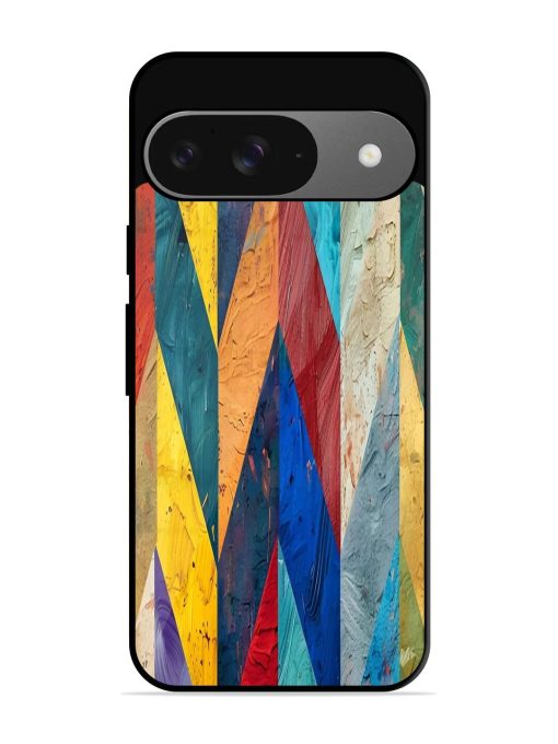 Abstract Tapestry Glossy Soft Edge Case for Google Pixel 9 Chachhi