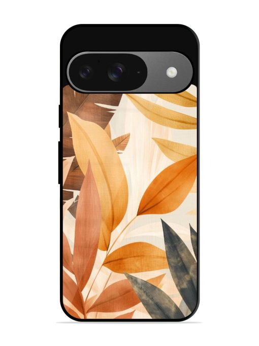 Earthy Elegance Glossy Soft Edge Case for Google Pixel 9 Chachhi