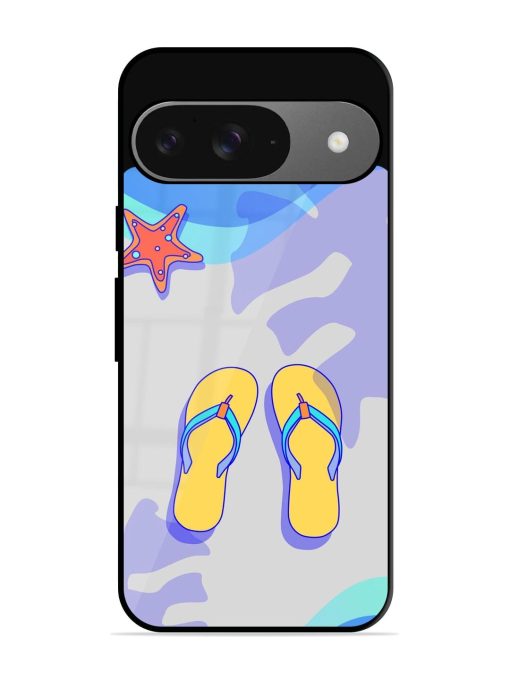 Sandy Toes And Salty Seas Glossy Soft Edge Case for Google Pixel 9 Chachhi