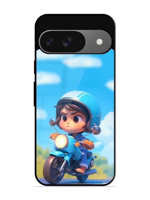 Little Rider Glossy Soft Edge Case for Google Pixel 9 Chachhi