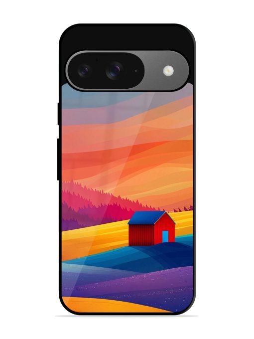 Sunset Solitude Glossy Soft Edge Case for Google Pixel 9 Chachhi