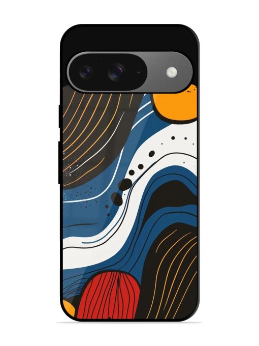 Abstract Expression Glossy Soft Edge Case for Google Pixel 9 Chachhi