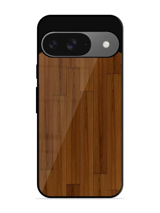 Warm Woodgrain Glossy Soft Edge Case for Google Pixel 9 Chachhi