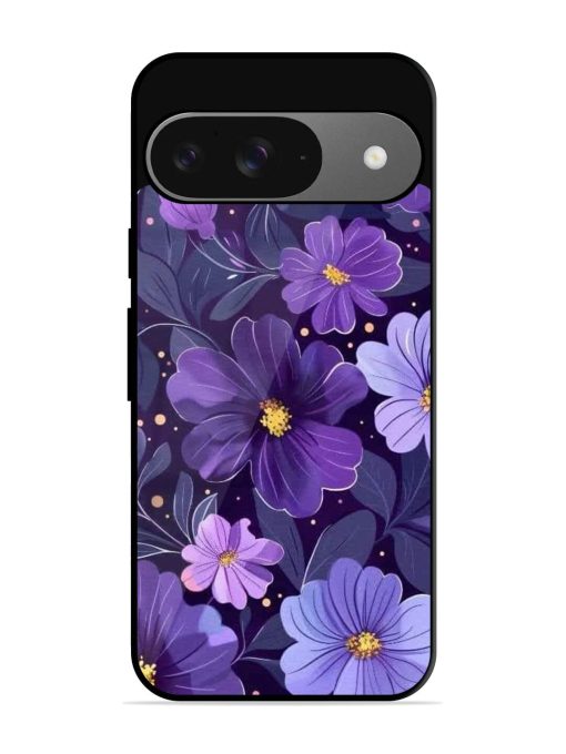 Purple Paradise Glossy Soft Edge Case for Google Pixel 9 Chachhi