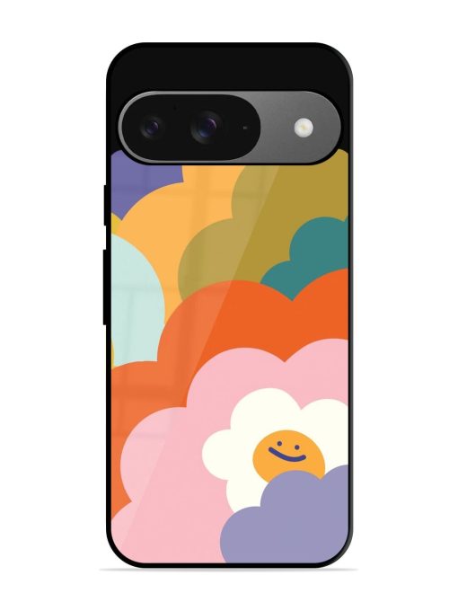 Happy Flower Power Glossy Soft Edge Case for Google Pixel 9 Chachhi