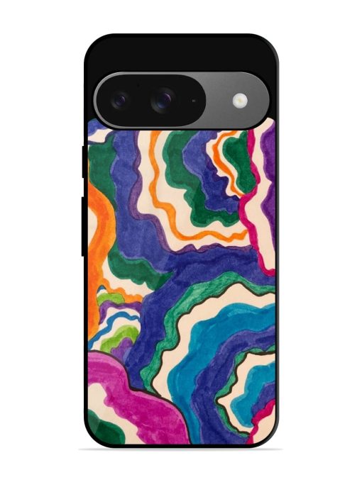 Wavy Wonder Glossy Soft Edge Case for Google Pixel 9 Chachhi