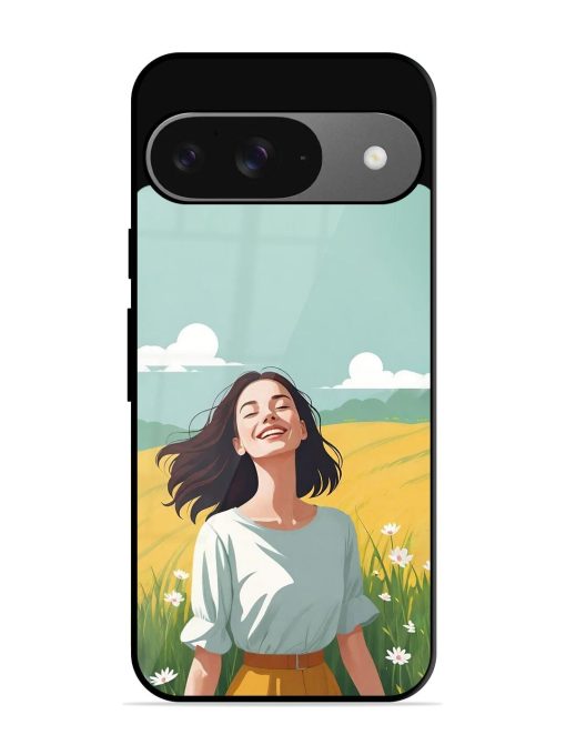 Girl Graffiti Glossy Soft Edge Case for Google Pixel 9 Chachhi