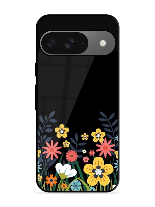 Floral Night Sky Glossy Soft Edge Case for Google Pixel 9 Chachhi