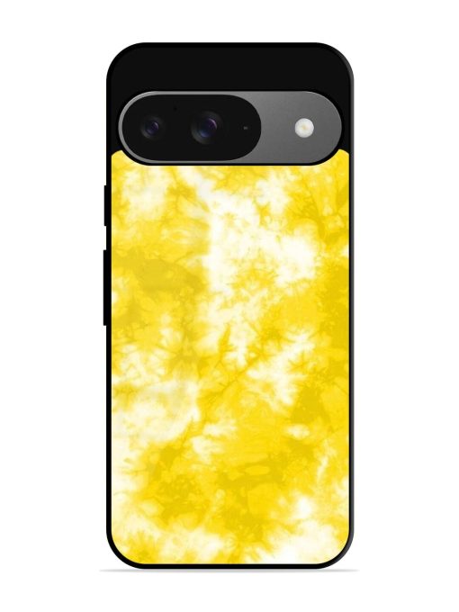 Golden Tie-Dye Twirl Glossy Soft Edge Case for Google Pixel 9 Chachhi