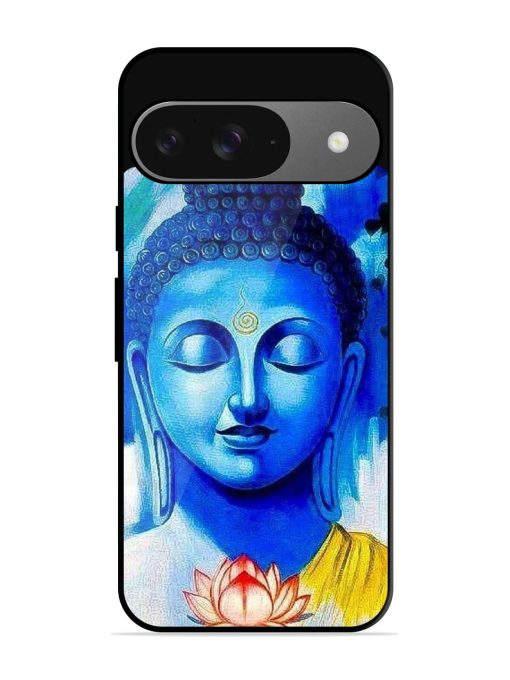 Serene Buddha With Lotus Glossy Soft Edge Case for Google Pixel 9 Chachhi