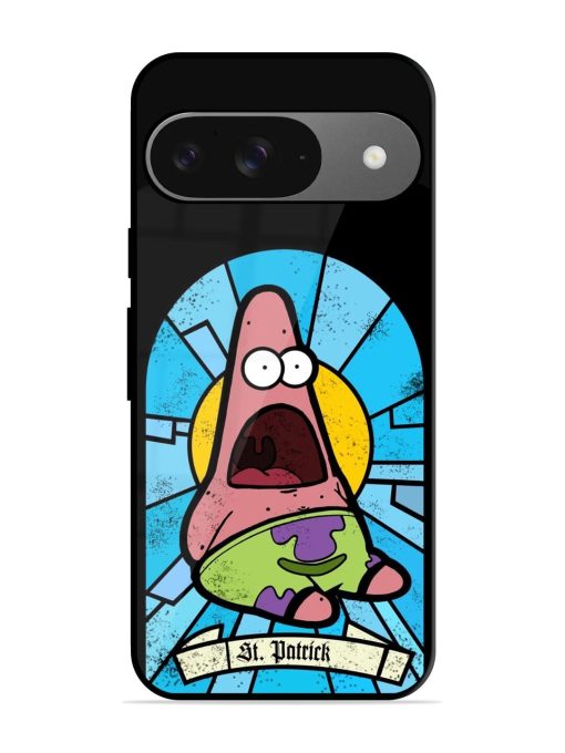 St. Patrick'S Day Stained Glass Patrick Star Glossy Soft Edge Case for Google Pixel 9 Chachhi