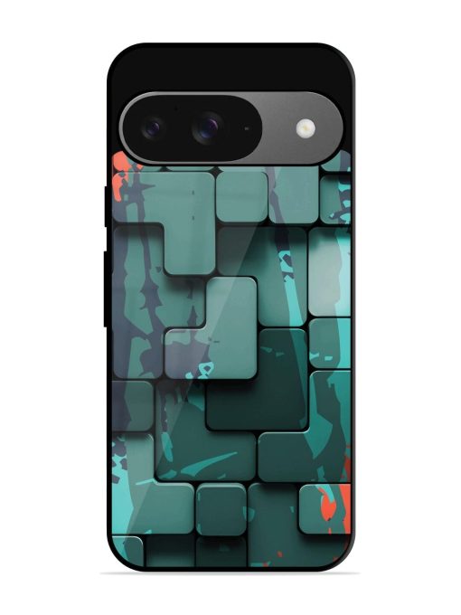 Abstract Geometric Mosaic Glossy Soft Edge Case for Google Pixel 9 Chachhi