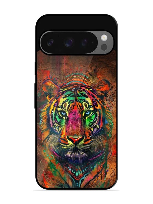 Cosmic Tiger Glossy Soft Edge Case for Google Pixel 9 Pro