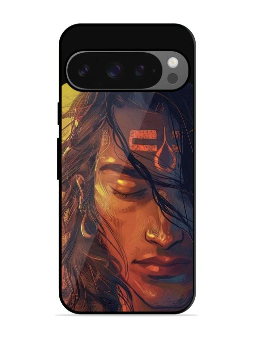 Tranquil Shiva Glossy Soft Edge Case for Google Pixel 9 Pro