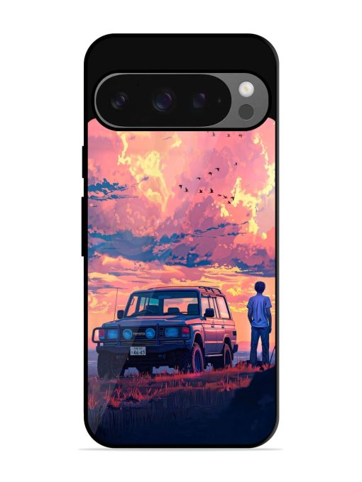 Solitude'S Horizon Glossy Soft Edge Case for Google Pixel 9 Pro