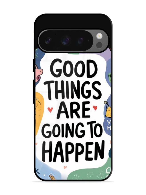 Uplifting Scribbles Glossy Soft Edge Case for Google Pixel 9 Pro