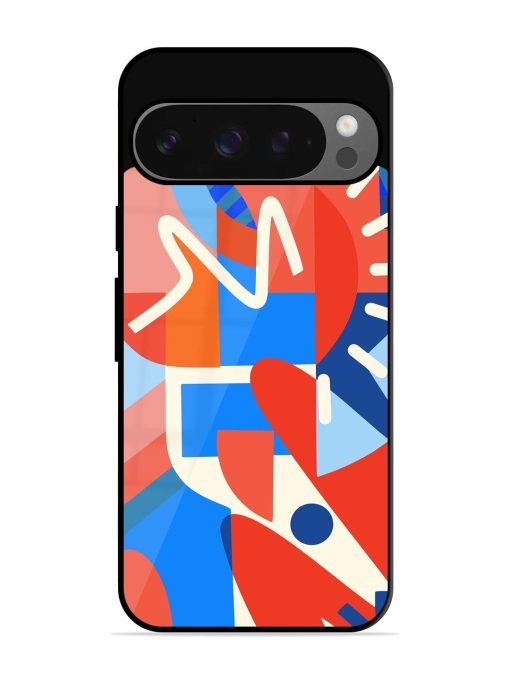 Abstract Harmony Glossy Soft Edge Case for Google Pixel 9 Pro