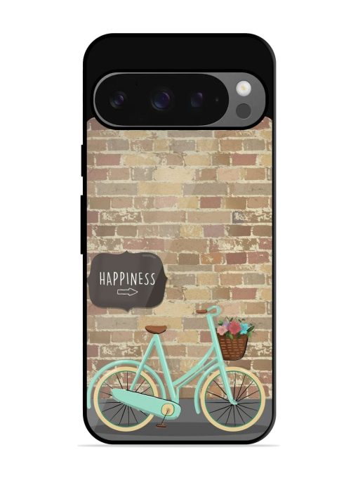 Pedaling Towards Happiness Glossy Soft Edge Case for Google Pixel 9 Pro