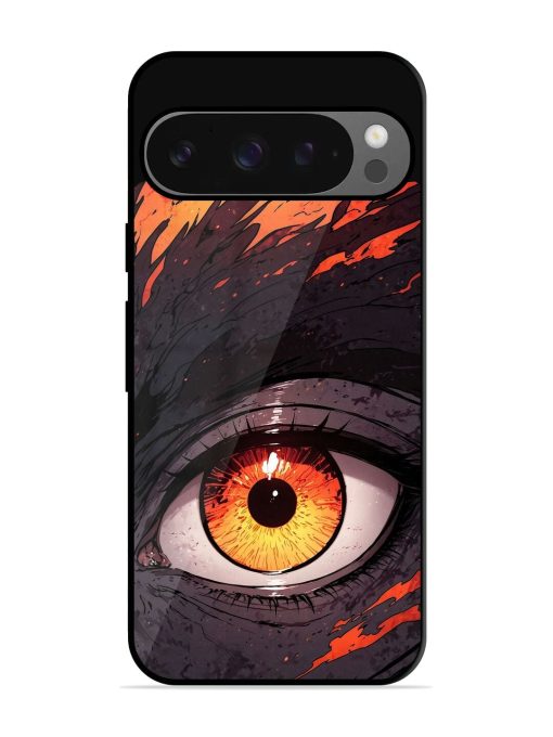 Inferno Gaze Glossy Soft Edge Case for Google Pixel 9 Pro Xl Chachhi