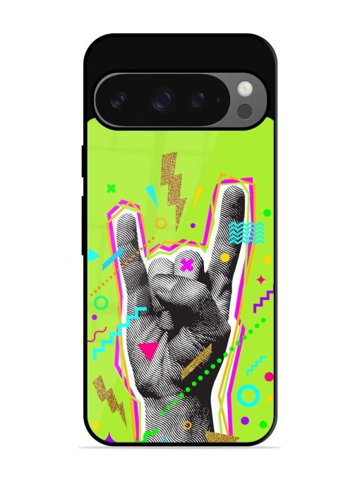 Neon Rock Glossy Soft Edge Case for Google Pixel 9 Pro Xl Chachhi