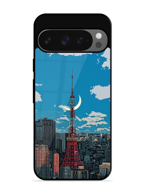 Tokyo Twilight Glossy Soft Edge Case for Google Pixel 9 Pro Xl Chachhi