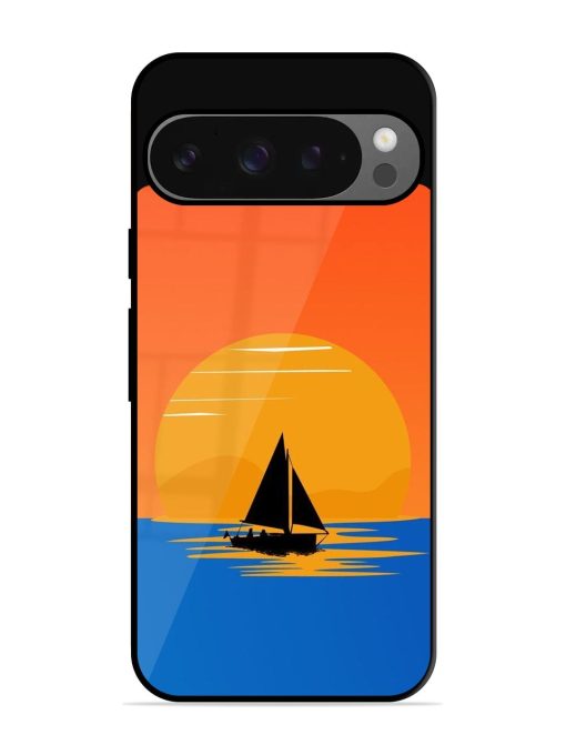 Sunset Sail Glossy Soft Edge Case for Google Pixel 9 Pro Xl Chachhi