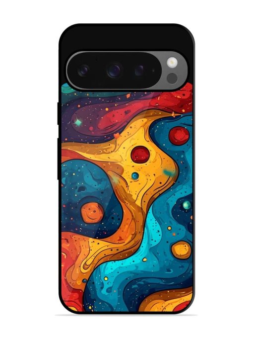 Cosmic Swirl Glossy Soft Edge Case for Google Pixel 9 Pro Xl Chachhi